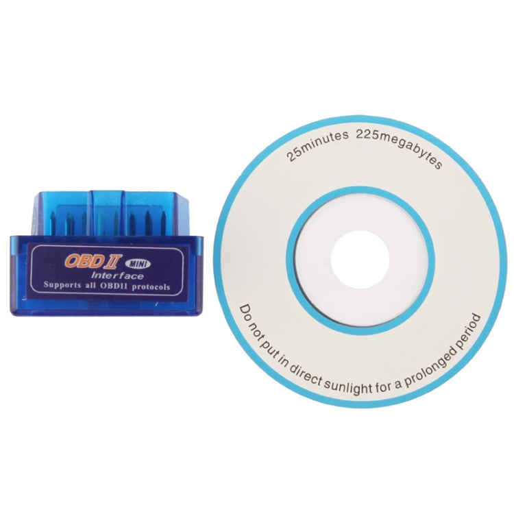 Scanner per lettore di codici wireless Mini OBDII ELM327B V1.5a per auto, supporto per telefoni Android, OBDII-ISO 9141-2, ISO 14230-4(KWP2000), CAN ISO-15765-4, Code Reader Scanner