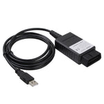 Strumento scanner diagnostico automatico USB V1.5 OBDII interfaccia ELM327, ELM327 V1.5
