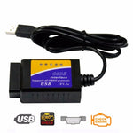 Strumento scanner diagnostico automatico USB V1.4 OBDII interfaccia ELM327, ELM327 V1.4