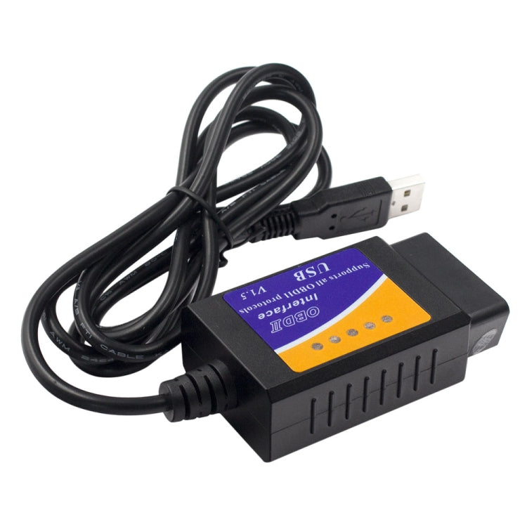 Strumento scanner diagnostico automatico USB V1.4 OBDII interfaccia ELM327, ELM327 V1.4