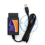Strumento scanner diagnostico automatico USB V1.4 OBDII interfaccia ELM327, ELM327 V1.4