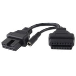 Cavo diagnostico OBDII da 12 pin a 16 pin per Mitsubishi, 12 Pin to 16 Pin
