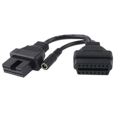 Cavo diagnostico OBDII da 12 pin a 16 pin per Mitsubishi, 12 Pin to 16 Pin