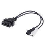 Cavo diagnostico OBDII da 2 x 2 pin a 16 pin per Audi, 2 x 2 Pin to 16 Pin