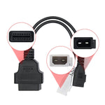 Cavo diagnostico OBDII da 2 x 2 pin a 16 pin per Audi, 2 x 2 Pin to 16 Pin