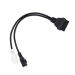 Cavo diagnostico OBDII da 2 x 2 pin a 16 pin per Audi, 2 x 2 Pin to 16 Pin