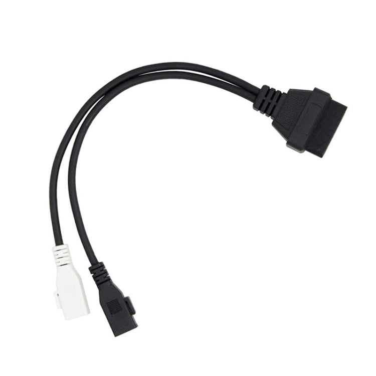Cavo diagnostico OBDII da 2 x 2 pin a 16 pin per Audi, 2 x 2 Pin to 16 Pin
