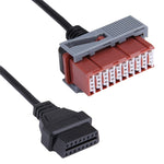 Cavo diagnostico OBDII da 30 pin a 16 pin per Peugeot Citroen