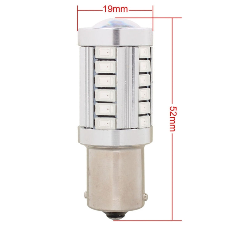 2PCS 1156/BA15S 16.5W 1155LM 630-660nm 33 LED SMD 5630 Luce rossa Lampada luce freno auto Lampadina per veicoli, DC12V, 1156 Red Light, 1156 Yellow Light