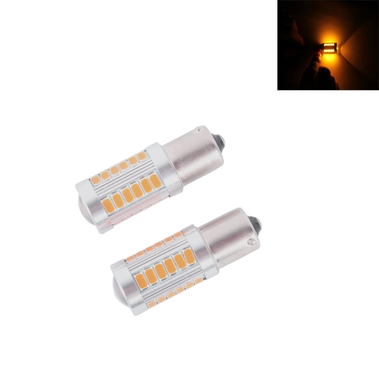 2PCS 1156/BA15S 16.5W 1155LM 630-660nm 33 LED SMD 5630 Luce rossa Lampada luce freno auto Lampadina per veicoli, DC12V, 1156 Red Light, 1156 Yellow Light