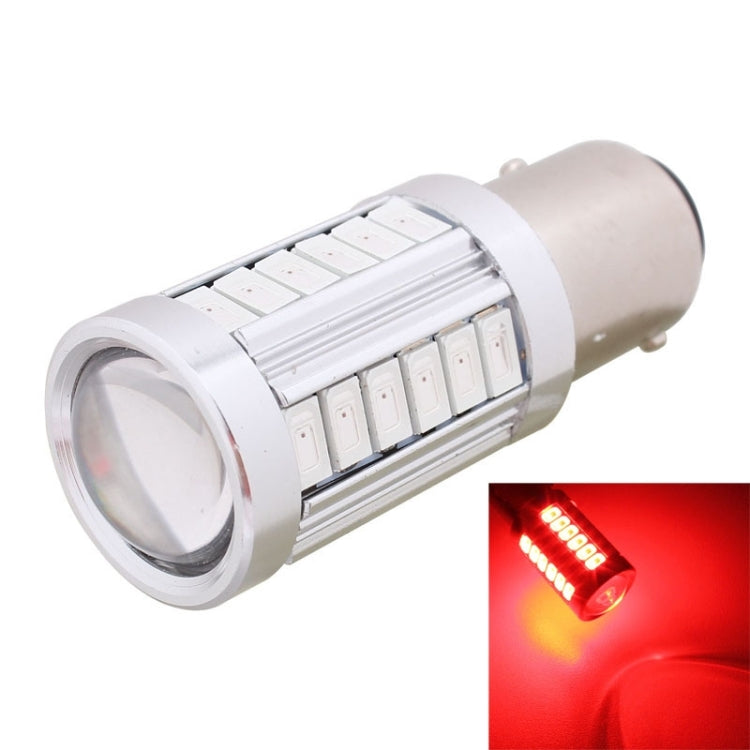 2PCS 1157/BAY15D 16.5W 1155LM 630-660nm 33 LED SMD 5630 Luce rossa Lampada luce freno auto Lampadina per veicoli, DC12V, 1157