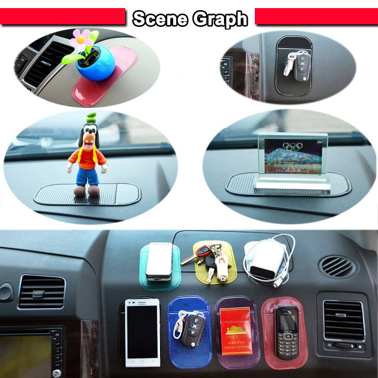 Tappetino antiscivolo per auto da 10 pezzi, super adesivo, per telefono/GPS/MP4/MP3