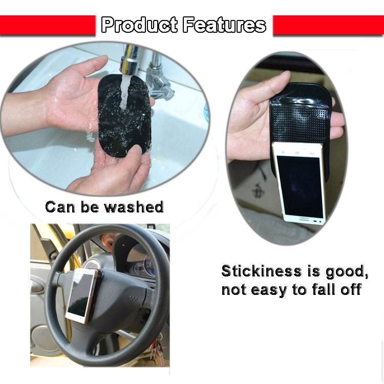 Tappetino antiscivolo per auto da 10 pezzi, super adesivo, per telefono/GPS/MP4/MP3