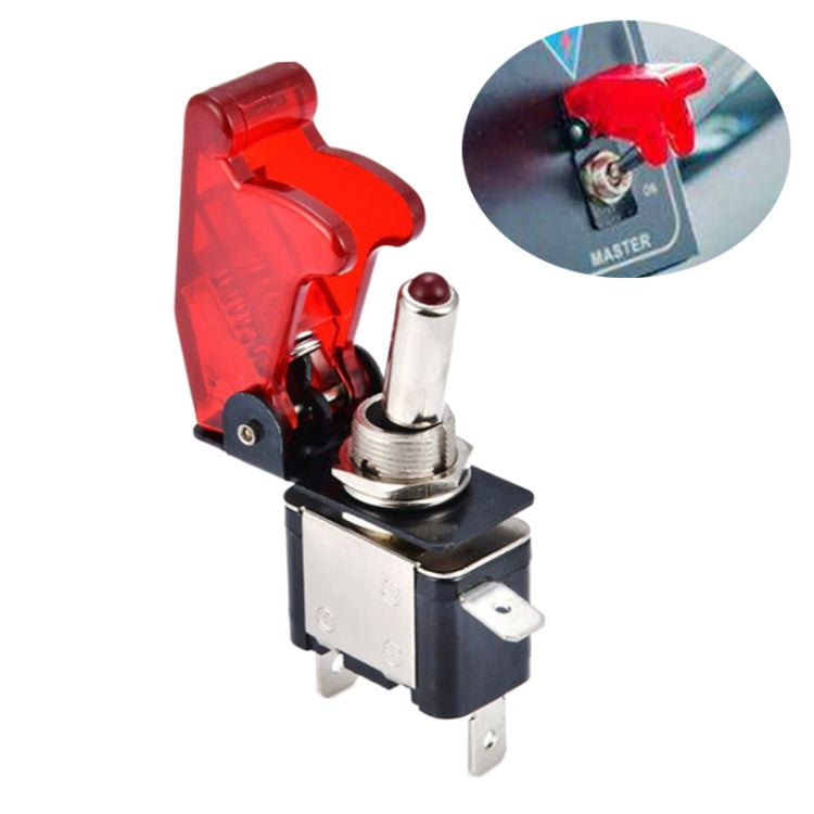 Interruttore di attivazione nitroso con coperchio ribaltabile con indicatore LED verde, verde