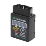 HH OBD ELM327 OBDII V1.5 Strumento di scansione avanzato Bluetooth Strumento diagnostico wireless per la velocità del carburante, ELM327