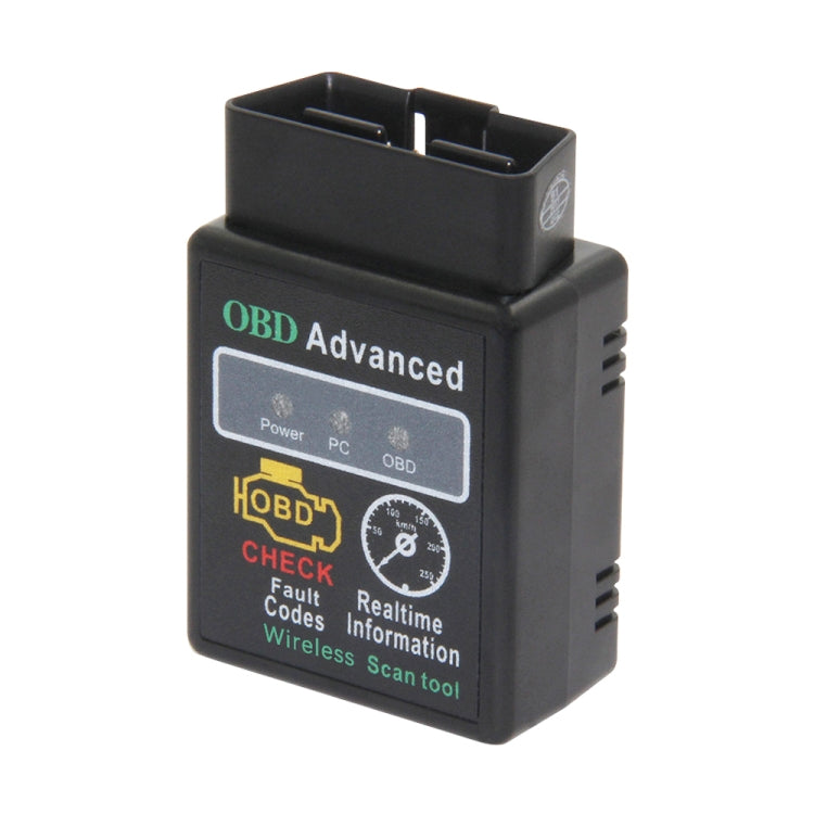 HH OBD ELM327 OBDII V1.5 Strumento di scansione avanzato Bluetooth Strumento diagnostico wireless per la velocità del carburante, ELM327