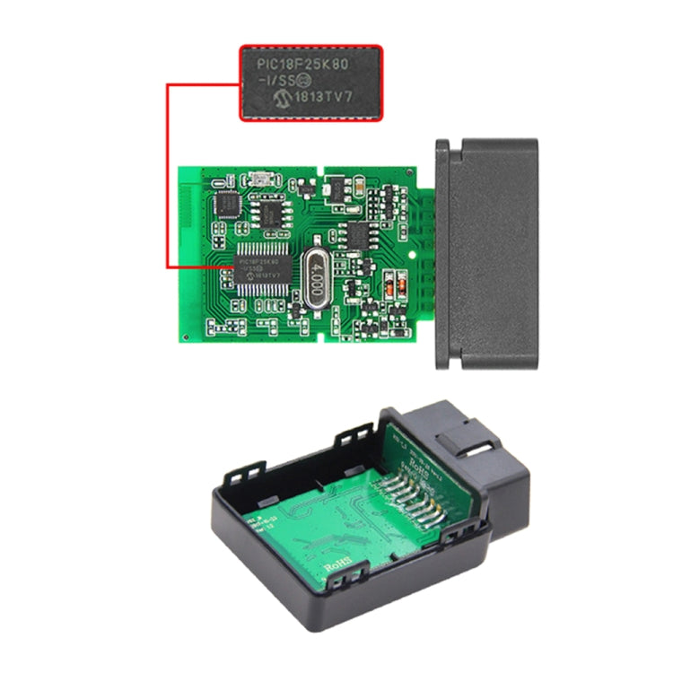 HH OBD ELM327 OBDII V1.5 Strumento di scansione avanzato Bluetooth Strumento diagnostico wireless per la velocità del carburante, ELM327