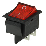 Interruttore a bilanciere OFF-ON a luce rossa fai-da-te per lo sport da corsa, 520001H, 520003H