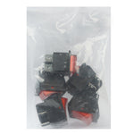 Interruttore a bilanciere OFF-ON a luce rossa fai-da-te per lo sport da corsa, 520001H, 520003H