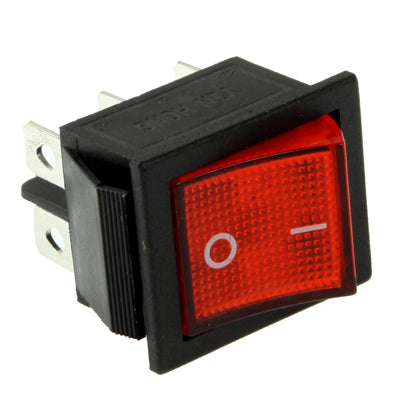 Interruttore a bilanciere OFF-ON a luce rossa fai-da-te per lo sport da corsa (5 pezzi in una confezione, il prezzo è per 5 pezzi), 520002H