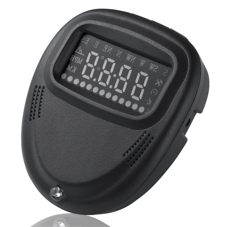 A1 2.0 pollici GPS per auto HUD Head Up Display Sistema di sicurezza montato sul veicolo, supporto velocità e tempo reale, altitudine e allarme di velocità eccessiva, bussola, MPH e sonno automatico, KM e segnale satellitare, A1