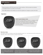 A1 2.0 pollici GPS per auto HUD Head Up Display Sistema di sicurezza montato sul veicolo, supporto velocità e tempo reale, altitudine e allarme di velocità eccessiva, bussola, MPH e sonno automatico, KM e segnale satellitare, A1