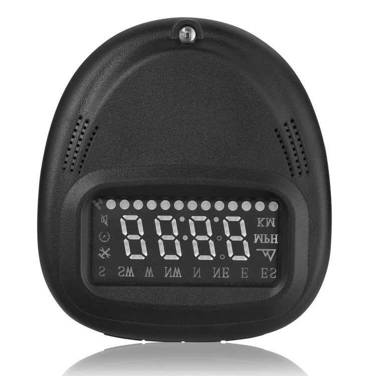 A1 2.0 pollici GPS per auto HUD Head Up Display Sistema di sicurezza montato sul veicolo, supporto velocità e tempo reale, altitudine e allarme di velocità eccessiva, bussola, MPH e sonno automatico, KM e segnale satellitare, A1