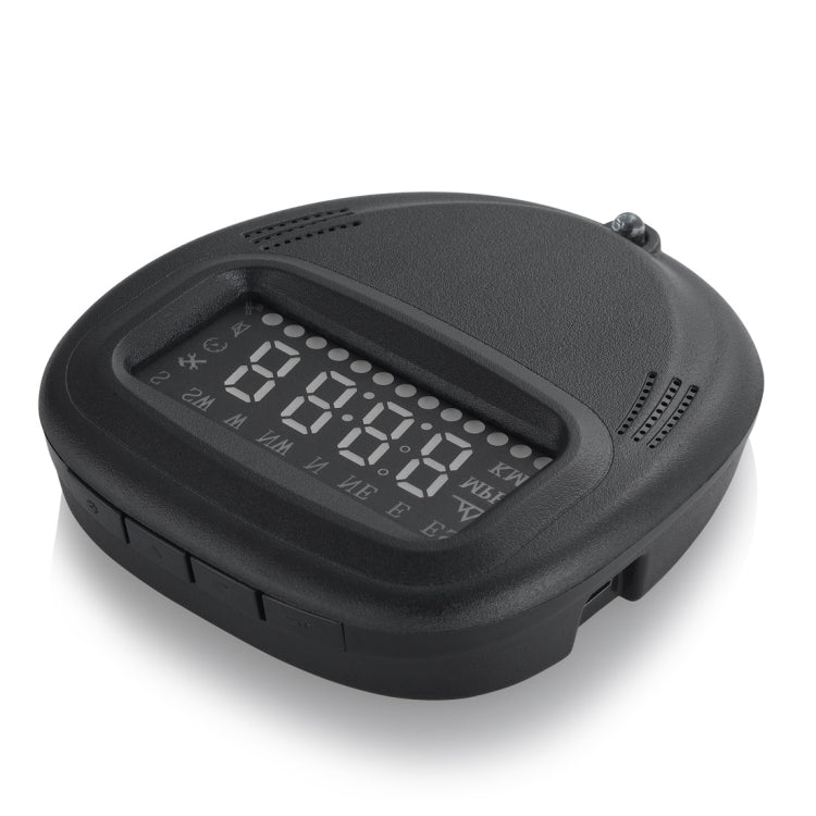 A1 2.0 pollici GPS per auto HUD Head Up Display Sistema di sicurezza montato sul veicolo, supporto velocità e tempo reale, altitudine e allarme di velocità eccessiva, bussola, MPH e sonno automatico, KM e segnale satellitare, A1