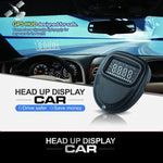 A1 2.0 pollici GPS per auto HUD Head Up Display Sistema di sicurezza montato sul veicolo, supporto velocità e tempo reale, altitudine e allarme di velocità eccessiva, bussola, MPH e sonno automatico, KM e segnale satellitare, A1