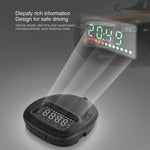 A1 2.0 pollici GPS per auto HUD Head Up Display Sistema di sicurezza montato sul veicolo, supporto velocità e tempo reale, altitudine e allarme di velocità eccessiva, bussola, MPH e sonno automatico, KM e segnale satellitare, A1