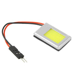 Lampada per interni auto a LED a luce bianca da 5 W con cupola T10 + adattatore a siluro BA9S, 5W
