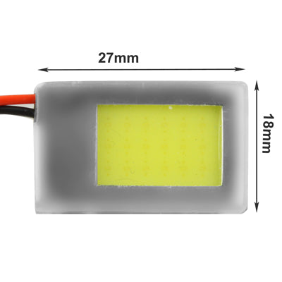 Lampada per interni auto a LED a luce bianca da 5 W con cupola T10 + adattatore a siluro BA9S, 5W