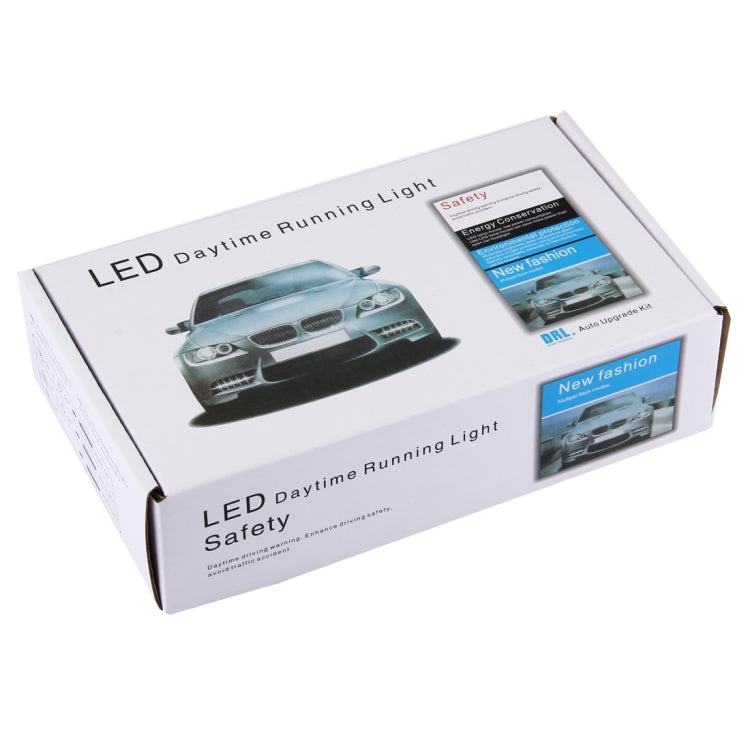 Luce di marcia diurna a LED 6 SMD 5050 LED ad alta potenza da 2 pezzi per auto