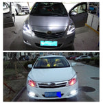 Luce di marcia diurna a LED 6 SMD 5050 LED ad alta potenza da 2 pezzi per auto