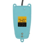 TFS-105 Interruttore a pedale con comando a pedale con custodia in metallo antiscivolo CA 250 V 10 A, Lunghezza cavo: 90 cm, TFS-105