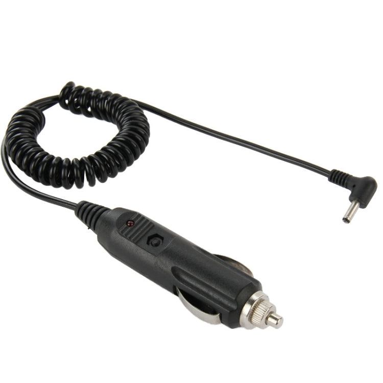 Caricatore per auto con cavo a spirale e spina adattatore di alimentazione da 2A 3,5 mm, lunghezza: 40-140 cm, 3.5mm Right Angle