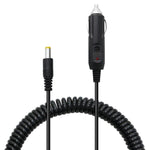 Caricatore per auto con cavo a spirale e spina adattatore di alimentazione per auto 2A 4,0 x 1,7 mm, lunghezza: 40-140 cm, 4.0 x 1.7mm