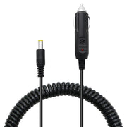 Caricatore per auto con cavo a spirale e spina adattatore di alimentazione per auto 2A 4,0 x 1,7 mm, lunghezza: 40-140 cm, 4.0 x 1.7mm