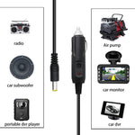 Caricatore per auto con cavo a spirale e spina adattatore di alimentazione per auto 2A 4,0 x 1,7 mm, lunghezza: 40-140 cm, 4.0 x 1.7mm