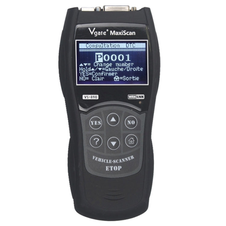 Strumento scanner di codici diagnostici professionale Vgate VS890, multilingue supportate, VS890