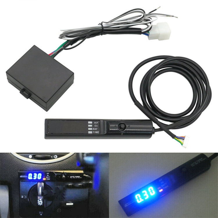 APEXI timer automatico universale a LED blu per NA e Turbo, Auto Timer For NA &Turbo