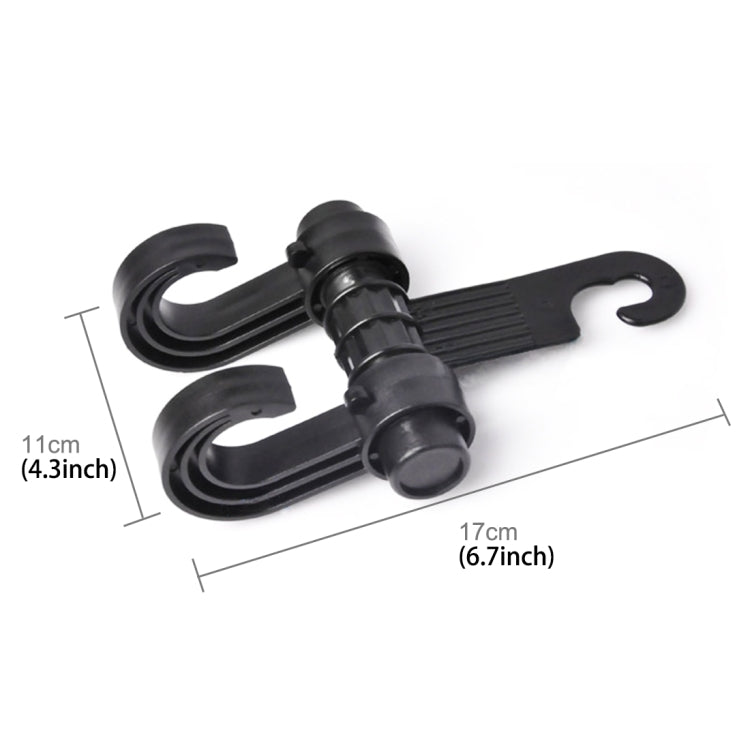 KANEED 2 PZ Auto Veicolo Multifunzionale Poggiatesta del Sedile Borsa Gancio Gancio Supporto Poggiatesta del Sedile Gancio Appeso Supporto Doppi Ganci, Car Double Hooks, UK Stock Double Hooks, US Stock Double Hooks