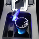 Portasigarette portatile per posacenere per automobile con luce a LED a 7 colori, dimensioni: 66 x 99 mm, 7 Color  LED Light