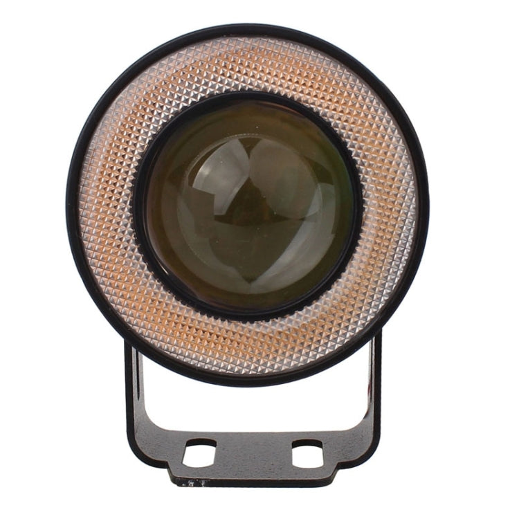 2 PZ 2,5 pollici 10W 900LM Luce bianca + gialla 6500K Impermeabile LED Eagle Eye Light per veicoli, DC 12V, Lunghezza cavo: 20 cm, 2.5 inch 10W