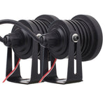 2 PZ 2,5 pollici 10W 900LM Luce bianca + gialla 6500K Impermeabile LED Eagle Eye Light per veicoli, DC 12V, Lunghezza cavo: 20 cm, 2.5 inch 10W