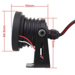 2 PZ 2,5 pollici 10W 900LM Luce bianca + gialla 6500K Impermeabile LED Eagle Eye Light per veicoli, DC 12V, Lunghezza cavo: 20 cm, 2.5 inch 10W
