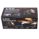 2 PZ 2,5 pollici 10W 900LM Luce bianca + gialla 6500K Impermeabile LED Eagle Eye Light per veicoli, DC 12V, Lunghezza cavo: 20 cm, 2.5 inch 10W