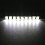 2 luci di marcia diurna per auto a LED a serpente flessibile 4,5W 9 LED SMD 5050, DC 12V, 4.5W