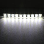 2 luci di marcia diurna per auto a LED a serpente flessibile 5W 10 LED SMD 5050, DC 12V, 5W