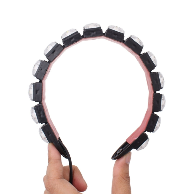 2 luci di marcia diurna per auto a LED a serpente flessibile 7W 14 LED SMD 5050, DC 12V, 7W